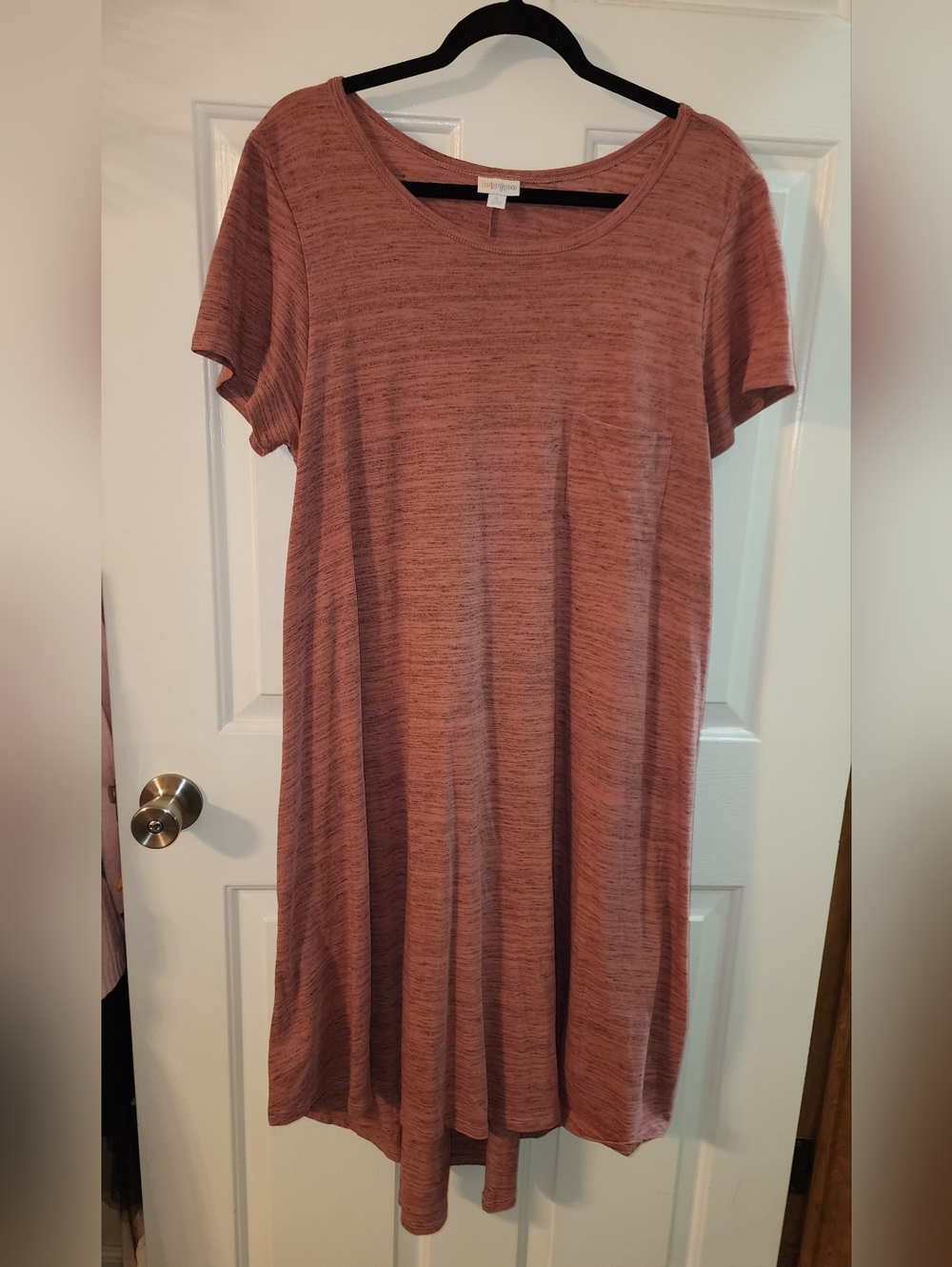 LuLaRoe Heathered Rose Carly Dress